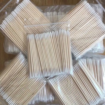 ✨臺灣出貨✨【48小時內發貨】尖嘴防溢膠棉籤小頭細美甲店專用甲面清潔工具多功能擦溢甲膠棉籤