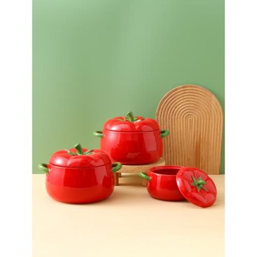 雙耳湯碗家用2022新款泡面碗學生宿舍帶蓋陶瓷湯盆碗螺螄粉碗專用