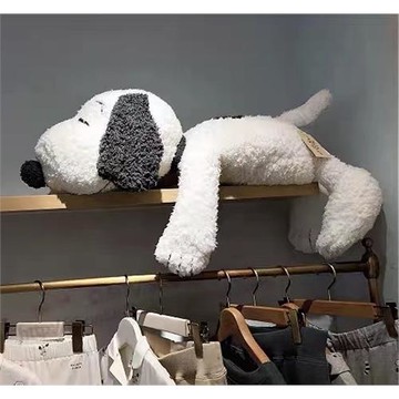 日本軟綿綿可愛小狗玩偶超大抱枕卡通柔軟毛絨陪睡玩具生日禮物