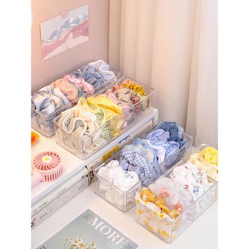 大腸發圈分格收納盒家用兒童發飾整理神器頭繩發夾發帶展示架置物