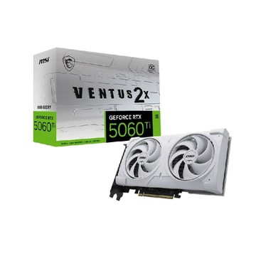 微星 MSI GeForce RTX 5060 Ti 8G VENTUS 2X OC WHITE PLUS 顯示卡(白)
