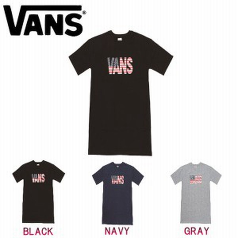 Vans バンズ 18春夏 レディース 半袖 ワンピース トップス S M 3カラー 通販 Lineポイント最大1 0 Get Lineショッピング