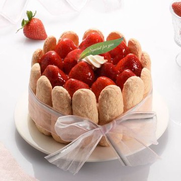 亞尼克 生日蛋糕-草莓夏洛特7吋