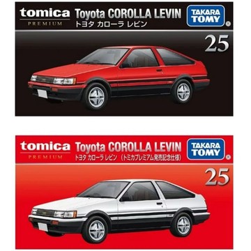 【小不點】TOMICA PREMIUM 25 豐田 Corolla Levin 黑盒 TOYOTA  TOMY 頭文字D