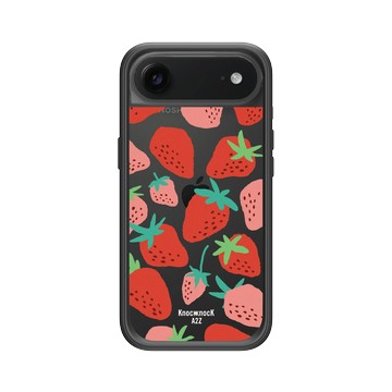 iPhone Air Mod NX -邊框背蓋組合 (相機按鈕) 黑 - Knock Knock A2Z - 草莓甜甜