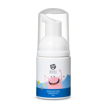 思必兒 長效乾洗手慕斯怪獸版20ml-無香味(美國專利技術/長效防護/無酒精成分)保濕+抗菌雙重呵護