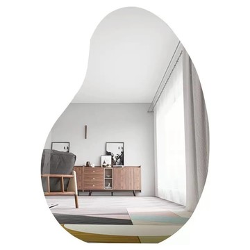 KUIBAO 快豹生活 韓風ins半身鏡 彩色 75 x 50cm  芒果鏡