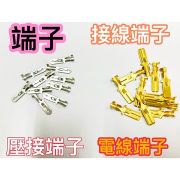 【現貨秒出】壓接端子  接線端子  冷壓端子   2.5分 2分  公母端子  电線端子  電線接頭端子