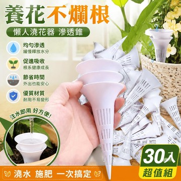 🐎現 新款家用澆花澆水施肥神器 懶人澆花器 通用滲透錐透氣管 火漆蠟粒 SKKY