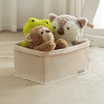 高度可調節棉布收納盒-L-3入 單一規格