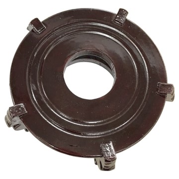 台灣鶯歌陶瓷 小錢袋造型 鹽燈 聚寶盆 五爪座  直徑15 x 高10cm