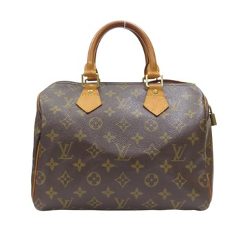 【二手名牌BRAND OFF】LOUIS VUITTON 路易威登 棕色 原花帆布 Speedy 25 手提包 M41109 No Key