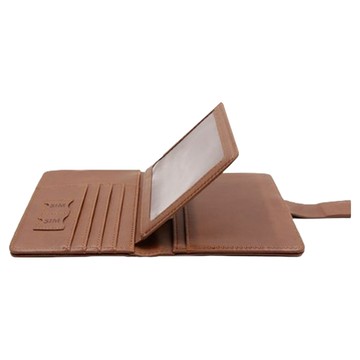 多卡位 RFID 防盜刷皮革護照夾 旅行錢包