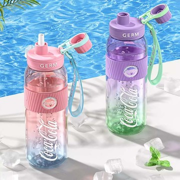 GERM可口可樂吸管運動水杯2024新款女大容量杯子