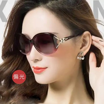 韓系質感熱門款網紅潮流狐狸頭偏光太陽眼鏡72325