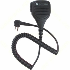 Motorola Original OEM PMMN4013 PMMN4013A Remote Speaker Microphone with 3.5mm Audio Jack Coiled Cord  Swivel Clip Intrinsi