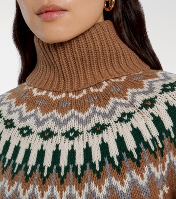 Bogner Ingrid jacquard cashmere turtleneck sweater