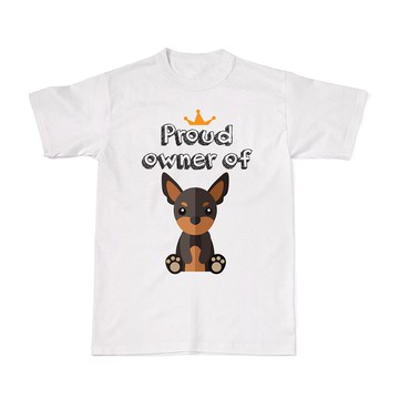 Proud Dog Owners T 卹 - 迷你杜賓犬