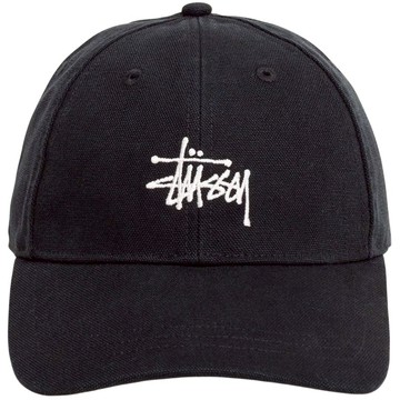 STUSSY 1311232 BASIC STUSSY CAP 老帽 / 棒球帽 (黑色)