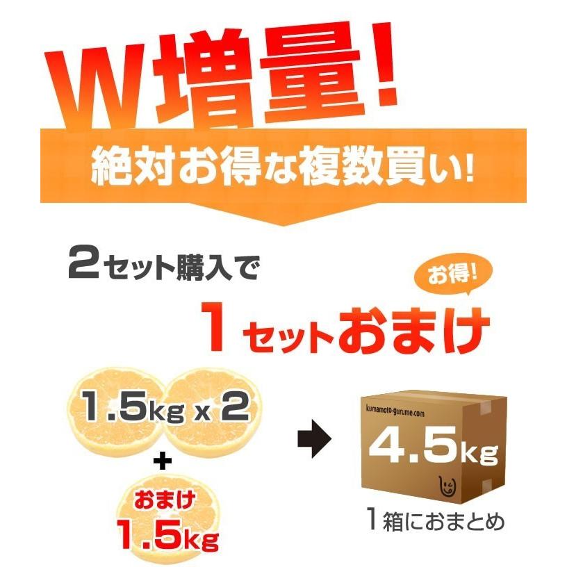 みかん 熊本 訳あり 送料無料 1.5kg  2セット購入で1セットおまけ 3セット購入でダブル増量3セットおまけ 極早生 は果皮が緑