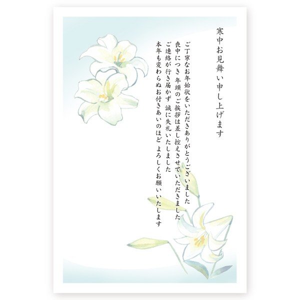 ５枚 寒中見舞いはがき Newkst 02 喪中にもらった年賀状のお返事に 寒中見舞い ハガキ 葉書 通販 Lineポイント最大0 5 Get Lineショッピング