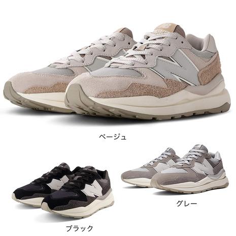 New Balance ニューバランス M5740CBB スエード ローカットスニーカー US7.5/25.5cm ベージュ30センチワイズ