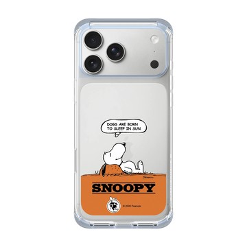 iPhone 17 Pro Max ClearX 冰透藍 - 史努比 Snoopy 75th Anniversary - 75週年-休息一下