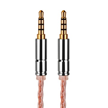 YYTCG 直對直 1.8米 3.5mm Aux 發燒級音源線 四極三環鍍金接頭(30-182-03)