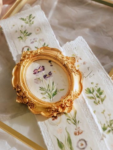 花開的樣子【春】燙銀和紙膠帶(特油含離型紙)