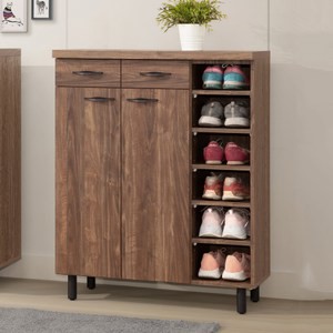 【MUNA 家居】米蘭3尺鞋櫃(共兩色)胡桃色