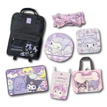 【震撼精品百貨】酷洛米_Kuromi~日本SANRIO三麗鷗 酷洛米2024年福袋(後背包/7件組)*15776