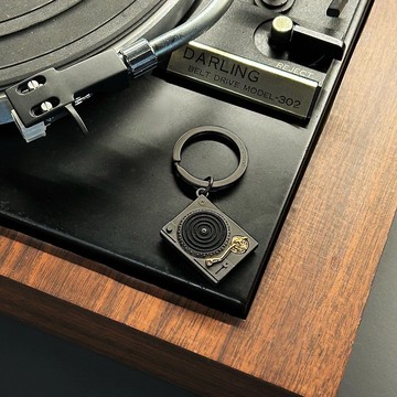 文鼎留聲博物館 | 金屬唱機鑰匙圈