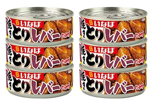 いなば食品 焼きとり レバー たれ味 65G 6個