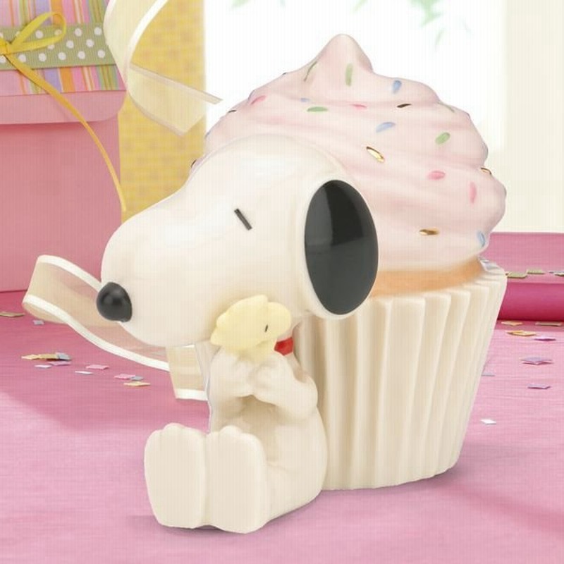 結婚式 引き出物 ギフト 贈り物 レノックス Lenox 置物 インテリア 陶磁器 カップケーキにもたれかかるスヌーピーとウッディレノックス 通販 Lineポイント最大0 5 Get Lineショッピング