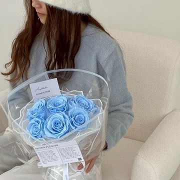 【Flora Flower】俄羅斯永生花束-奧蘿拉藍