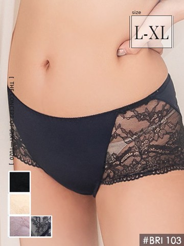 方鑽之心蕾絲內褲單件 4色