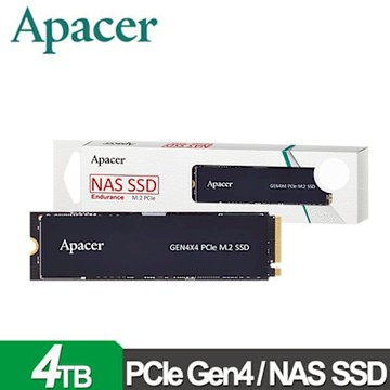 宇瞻 Apacer PB4480 4TB M.2 PCIe 4.0 NAS專用SSD