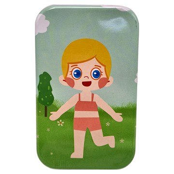 娃娃國 磁性創意鐵盒 TB-0072 換裝女孩 磁鐵換裝遊戲 兒童玩具  1盒