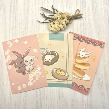 明信片 兔兔派對系列 三張組
