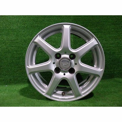 中古 社外 PRDV7 ホイール アルミ 14インチ 5.5J 4穴 4本 100