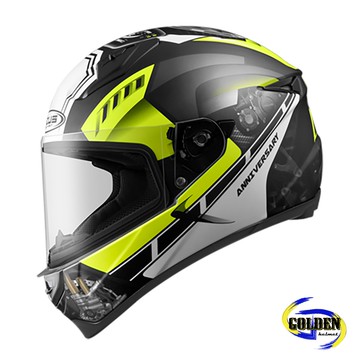 【訂購商品】ZEUS 821 BH5 消光黑螢光黃 全罩式安全帽 小頭圍專用【庫存較不穩/急用者下單前請先確認庫存】