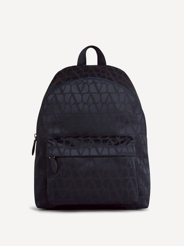 Valentino Garavani Iconograph Canvas Backpack