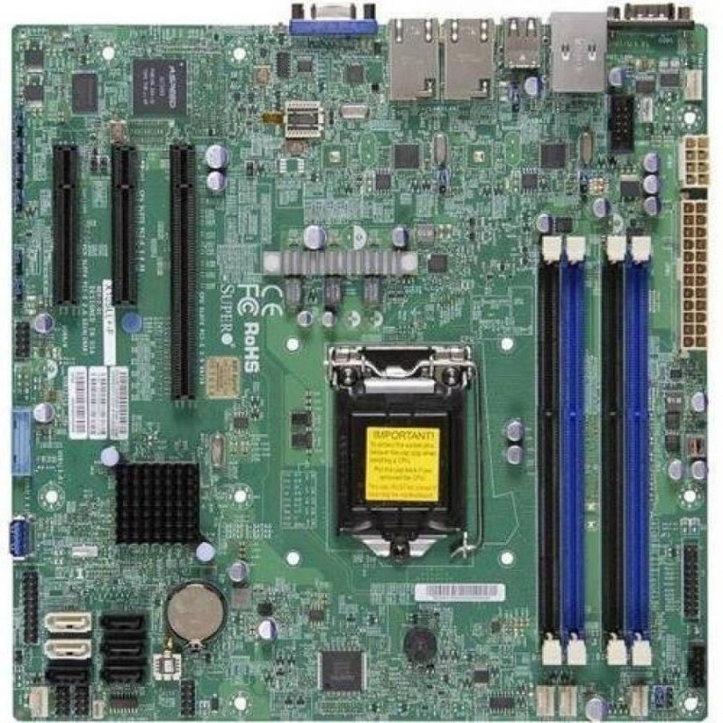 マザーボード Super Micro Supermicro X10SLM+-F-B LGA1150 Intel C224