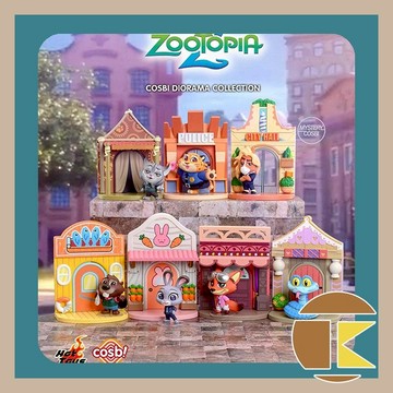 【現貨】Hot Toys 瘋狂動物城2 場景盲盒 動物方城市 公仔 盒玩 收藏 娛樂 一中盒6入｜愛蛋客