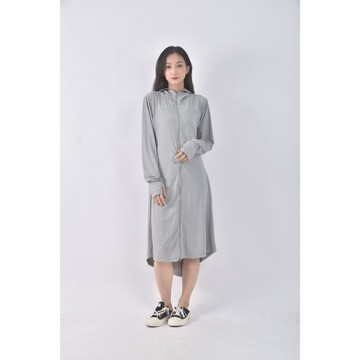 (XL) 質感防曬連帽綠色外套二手衣