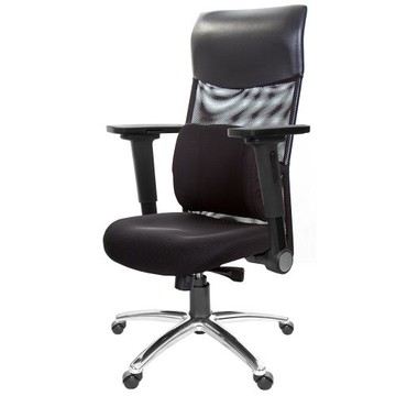 GXG 高背泡棉座 電腦椅 (4D平面摺疊扶手/鋁腳) TW-8130 LUA1H