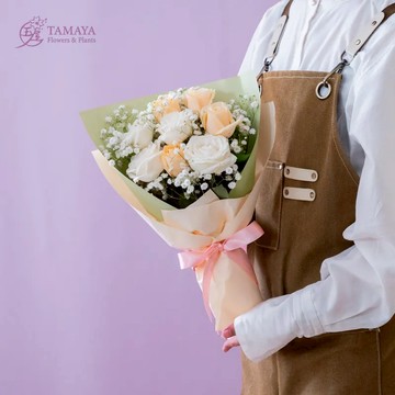 最喜歡你的模樣【玉屋 TAMAYA】相伴 | 8朵 客製卡片印製 情人獻禮 情人節快樂 LOVE 送女友 你是我的愛 花禮 鮮花