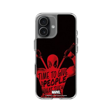 iPhone 17 Clear Case（相機按鈕） 透明 - 迪士尼-漫威 Marvel - 死侍-It's Deadpool's Time