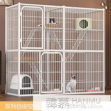 貓籠子貓別墅超大自由空間貓舍大型繁殖貓屋家用寵物貓咪小型貓窩 雙11全館免運