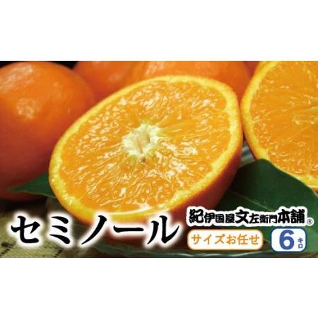 ふるさと納税 セミノールオレンジ 約6kg サイズおまかせ　※2024年4月中旬〜5月下旬頃に順次発送予定(お届け日指定不可)　紀伊国屋文左衛門.. 和歌山県すさみ町